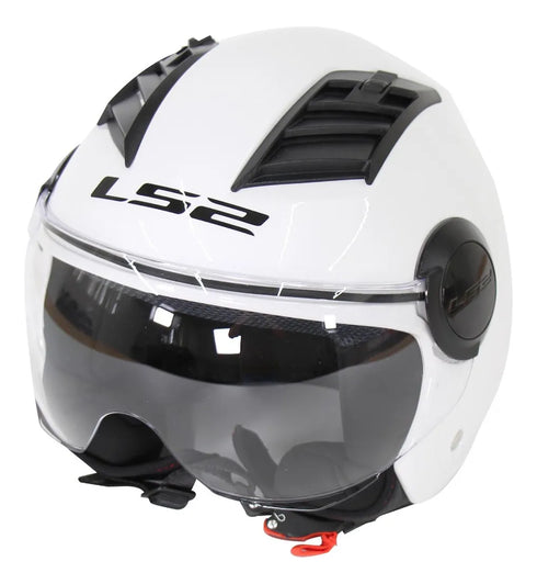 CASCO ABIERTO LS2 AIRFLOW SOLID L BLANCO